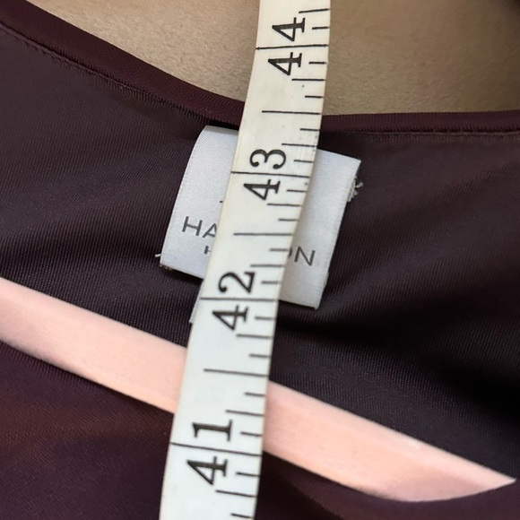 Elegant Halston  Sleeveless Maroon  Dress - Picture 8 of 8